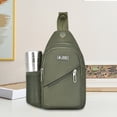 thumbnail image 1 of Ganfancp Moda Hombre Casual Pequeño Hombro Mochila Viaje Fuera Ligero y Fácil de Llevar Bolsa de Hombro Rebajas Flash Deals 1X Bolsa Bandolera, 1 of 6
