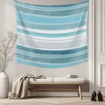 thumbnail image 5 of Teal Nordic Style Stripes Tapestry for Bedroom Wall Hanging Tapestry, Turquoise Texture Ceiling Backdrop Tapestries Poster Blanket Wall Decor for Teens Room Living Room Dorm 39" x 59", 5 of 8