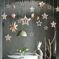 thumbnail image 4 of Cheerland Garland Twinkle Little Stars Decoration, Champagne Gold, 6.6 ft, 4 of 7