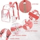 thumbnail image 4 of Mochila transparente resistente de plástico transparente para la escuela, el trabajo, los conciertos y la universidad, 4 of 6
