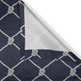 thumbnail image 4 of Ambesonne Marine Valance Pack of 2, Classic Nautical Sea Sailing, 54"X18", Dark Blue White, 4 of 5