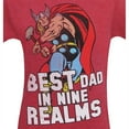 thumbnail image 2 of Thor Best Dad In Nine Realms Men's T-Shirt-2XLarge, 2 of 4
