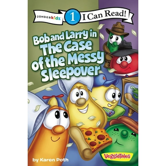Pre-Owned Bob and Larry in the Case of the Messy Sleepover: Level 1 (Paperback) 0310741661 9780310741664