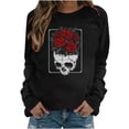 thumbnail image 1 of Sudadera Para Mujer Casual Manga Completa Cuello Redondo Tops Camisas Sueltas Blusa Jersey Estampado Sudadera Odeerbi ODB127201, 1 of 5