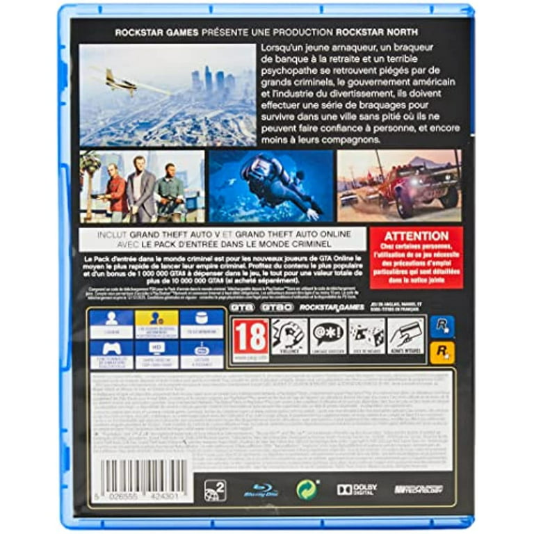  Take 2 NG GTA 5 Premium - PS4 : Video Games