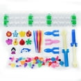 thumbnail image 4 of 4000PCS Loom Bands DIY Creative Rainbow Rubber Band Bracelet Making Kit for Kids, 4 of 10
