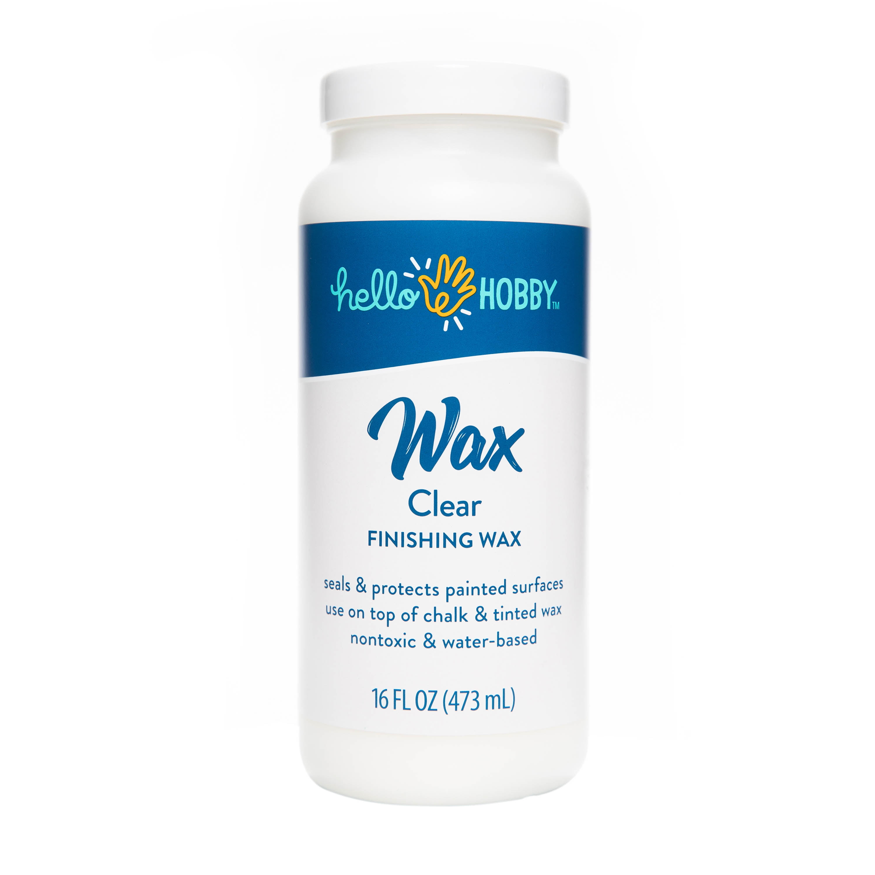 Hello Hobby Matte Wax for Chalk Acrylic Paint, 16 fl oz, #40539