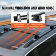thumbnail image 3 of VEVOR Roof Rack Cross Bars, Compatible with 2011-2021 Jeep Grand Cherokee with Grooved Side Rails, 200lbs. Load Capacity, Aluminum Crossbars with Locks, for Rooftop Cargo Carrier Bag Luggage, 3 of 9