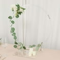 thumbnail image 5 of Efavormart 26" Clear Acrylic Table Wedding Arch Hoop Stand Centerpiece, Round Wreath Tabletop Decor, 5 of 11