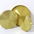 thumbnail image 5 of Bandeja de metal de acero inoxidable, placa de almacenamiento redonda, adornos, accesorios para el hogar, placa de disco, 5 of 5
