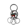 thumbnail image 1 of Elephant trekking China minoría dressing Llavero de metal de acero inoxidable Llavero Anillo de cadena Llavero, 1 of 3