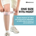 thumbnail image 3 of Patella Tendon Knee Strap 2 Pack, Knee Support Brace for Women Men, knee Stabilizer for Knee Pain Relief, Hiking, Soccer, Basketball, Running, Tennis, Volleyball & Squats, Pink, 3 of 6