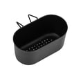 thumbnail image 2 of Yuarrent Cesta de drenaje para fregadero, estante de acero inoxidable, escurridor de verduras, cestas organizadoras, soporte de drenaje de cocina para el Cocina y Comedor Negro Yuarrent HA067048-02B, 2 of 6