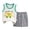 style-11 White, variant on JUMEYU Pjs Boys Little Boys Pajamas for Toddler Clothes Set Sleepwear Short Sleeve Cotton 2 Piece Kids Pjs 1T 2T (Light Pink,1-2 Years)