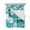 White, variant on Quilts King Size Bedding Set, Turquoise Pink Lightweight Quilted Comforter, Modern Abstract Art Botanical Soft Reversible Bedspread Coverlet with Pillow Covers for All Season, 96" x 106"