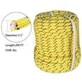 thumbnail image 5 of EPOTOOR 1/2" Double Braid Marine Polyeste Sheet Halyardr Rope Breaking Strength, 5 of 11