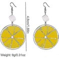 thumbnail image 2 of Pendientes de acrílico con forma de limón y dijes de frutas para niñas ------Código de producto 83666, 2 of 4