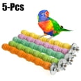 thumbnail image 1 of 5 Pcs Support à Oiseaux Perches Interactif Résistant aux Morsures Cage à Oiseaux Perches Jouets Support en Bois Perches, 1 of 10