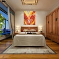 thumbnail image 3 of Georgia Keeffe Paintings Enlarged Flowers Wall Art Red Canna Framed Canvas Art, 3 of 6