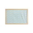 thumbnail image 1 of Swans Wall Art with Frame, Grunge Style Asymmetric Design Flock of Swimming Birds Pastel Pattern, Printed Fabric Poster for Bathroom Living Room, 35" x 23", Pale Seafoam and White, by Ambesonne, 1 of 2