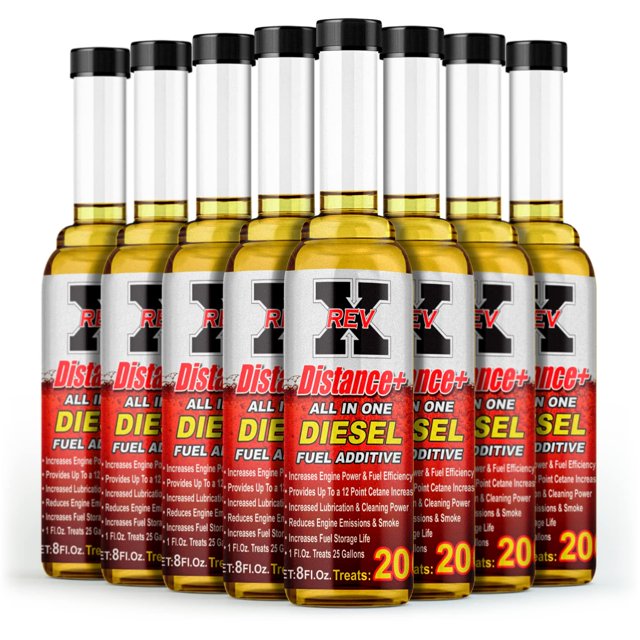 REV X Additif pour Carburant Diesel Distance Plus - 8 fl oz (Lot de 8)