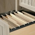 thumbnail image 2 of Sauder Costa Computer Desk, Chalked Chestnut, 421934, 2 of 9