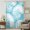 Aqua, variant on Coastal Shell Teal Blue Sheer Curtains 108" Extra Long for Living Room, Summer Ocean Shell Beach Light Filtering Privacy Drapes, Breathable Semi Sheer Window Treatment for Floor to Ceiling Window