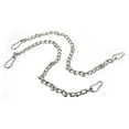 thumbnail image 4 of EXHUMKY 2Pcs Hanging Chains for Swing Outdoor Use Hammock Setup 77x3cm Long Strip Silver 304 Stainless Steel, 4 of 8