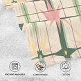 thumbnail image 5 of Yayeee 2 Pack Hand Towels for Bathroom 100% Cotton 16" x 28" Soft Absorbent Kitchen Towel, Retro Green Stars, 5 of 7