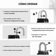 thumbnail image 4 of 2PCS black combination lock, used for 4-digit outdoor waterproof padlock of lockers, suitable for schools, gymnasiums, sports venues, fences, tool boxes, gates, boxes, outdoors and buckle storage., 4 of 5