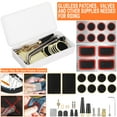 Bike Repair Tool Kit Bicycle Tire Pump Patches Glueless Puncture Repair Kit 16 in 1 Maintain