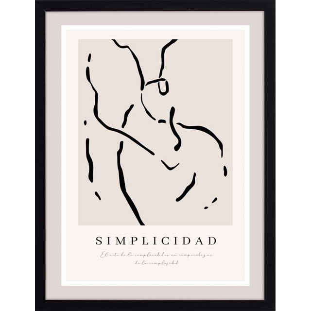 Cuadro Decorativo FABRICA GALERIA Siluetas en Línea 043