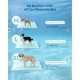 thumbnail image 3 of Cama para mascotas Cooling Mat Babygreat 2026, autoenfriable, para perros, color azul, 3 of 7
