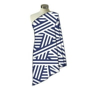 Nursing Happens Infinity Breastfeeding Scarf - City Chevron Navy
