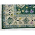 thumbnail image 4 of Hand Knotted Wool D.Green / Beige Traditional Classic Kazak Collection Rug, Made in India, 4 of 6
