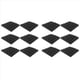 thumbnail image 1 of Paquete de 12 Paneles de Pared Autoadhesivos Insonorizados, Paneles de Espuma una Prueba de Sonido de 2X12X12 Pulgadas para Pared, Hogar, Estudio de GrabacióN, Oficina, 1 of 5