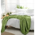 thumbnail image 4 of Unique Bargains Luxury Fleece Bed Blanket Woven Mesh, 4 of 10