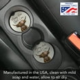thumbnail image 2 of Thirstystone "Messy Hair Cow" Single Absorbent Stone Car Coaster, 2 of 6