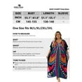 thumbnail image 6 of Edolynsa Plus Size Kaftan Dresses for Women Maxi Beach Dress Bathing Suit Cover up Lightweight Resort Wear Mumu Dress, 6 of 9