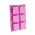 thumbnail image 2 of Molde rectangular para pasteles Cateissary de silicona rosa 21,5 * 14,5 * 2,5 cm, 2 of 6