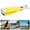 Yellow, variant on Riousery Compact Fly Fishing Line Cutter Stainless Steel Wire Pliers Cable Scissors Tool Accessory With Clear Hook Eye Portable Tackle Gear Equipment For Anglers, Yellow Variant