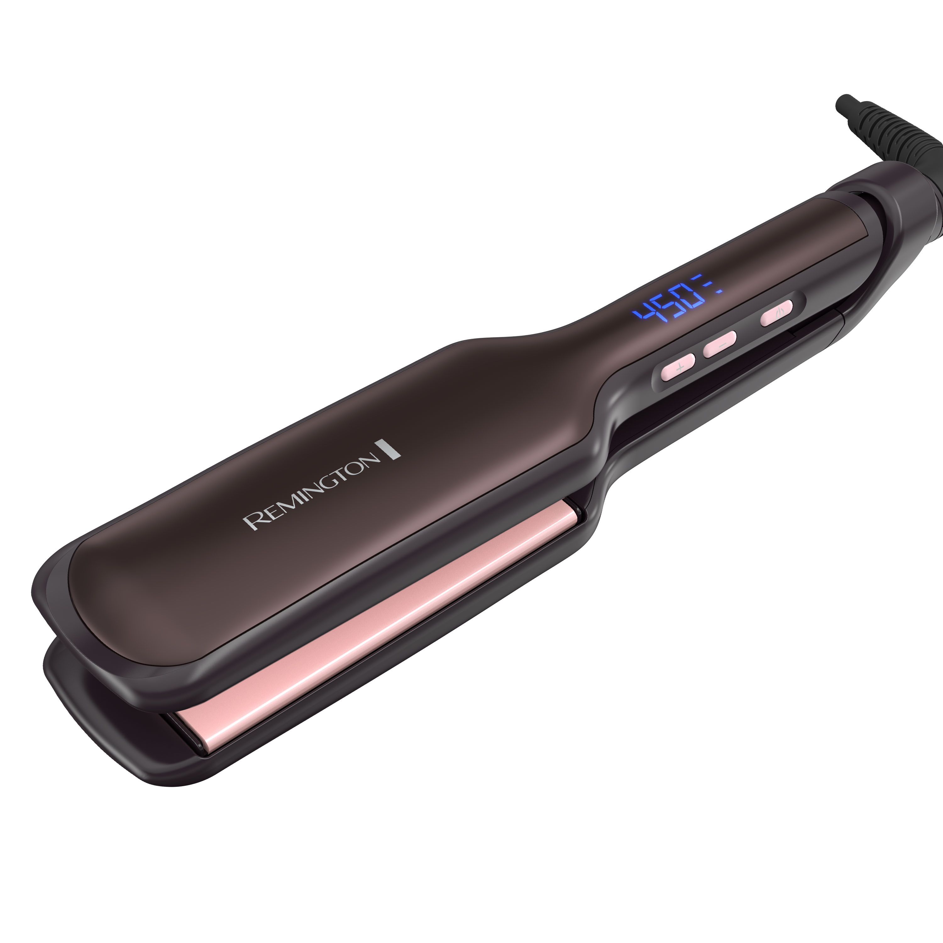 Remington Pro Soft Touch Finish and Digital Controls Professional 2" Pearl Ceramic Flat Iron Hair Straightener, Black - image 9 of 15