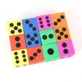 thumbnail image 1 of HLONK 12pcs Children Big Playing Dice (Random Color), 1 of 5