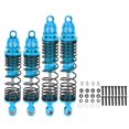 thumbnail image 1 of Amortiguador Delantero Y Trasero RC, Fácil De Instalar Amortiguador Delantero Y Trasero RC 4 Piezas Apariencia Suave Para Coches De Control Remoto TRAXXAS / SLASH 1/10 OTVIAP Azul, 1 of 8
