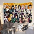 thumbnail image 5 of Demon Slayer Anime Backdrop Classics Photography Background for Bedroom Hall Dormitory Living Room Hanging (39.37x29.52inch) #02, 5 of 8