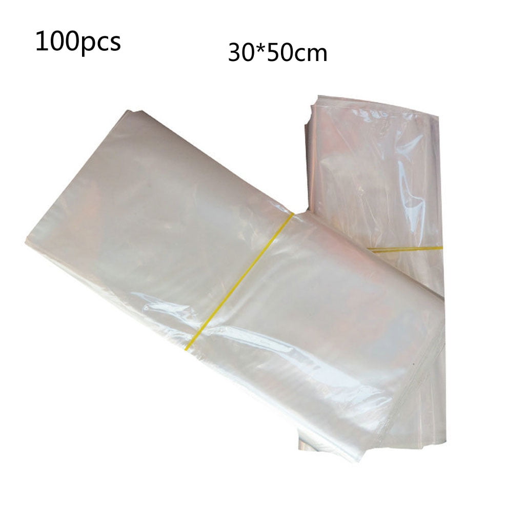 100 Pcs 4 x 6 Inch Clear Heat Shrink Wrap Bags for Soaps Candle Jars Small Gifts