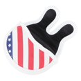 thumbnail image 4 of Waterproof PU Golf Mallet Headcover Center Putter Cover Protector with Magnetic Closure(Small Semi circular Double Ears ), 4 of 5
