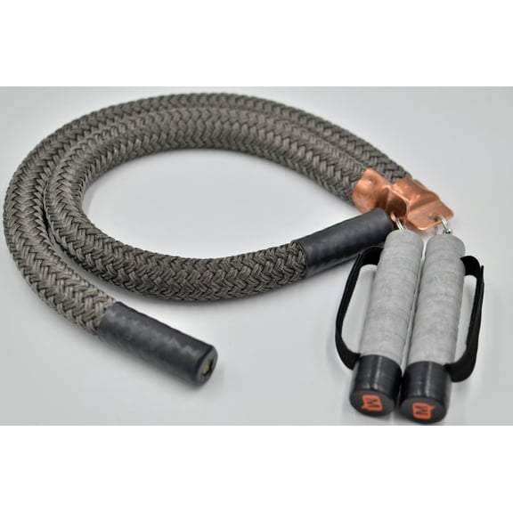 Mute Sports Equipment Split Ropes® Adaptive Jump Rope BUFFALO 1 Pound per side WITH GRIP ASSIST