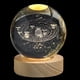 thumbnail image 2 of Glowing Planetary Astronaut Crystal Night Lights USB Power Warm/RGB Bedside Light Kid Gift Night Lamp, 2 of 5