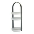 thumbnail image 1 of Tiered Tray Round Organizer, 3 Layers Integral Handle Plastic Desk Tray Decor Storage Pantry Spice Rack for Bathroom Kitchen Cabinet, 1 of 8